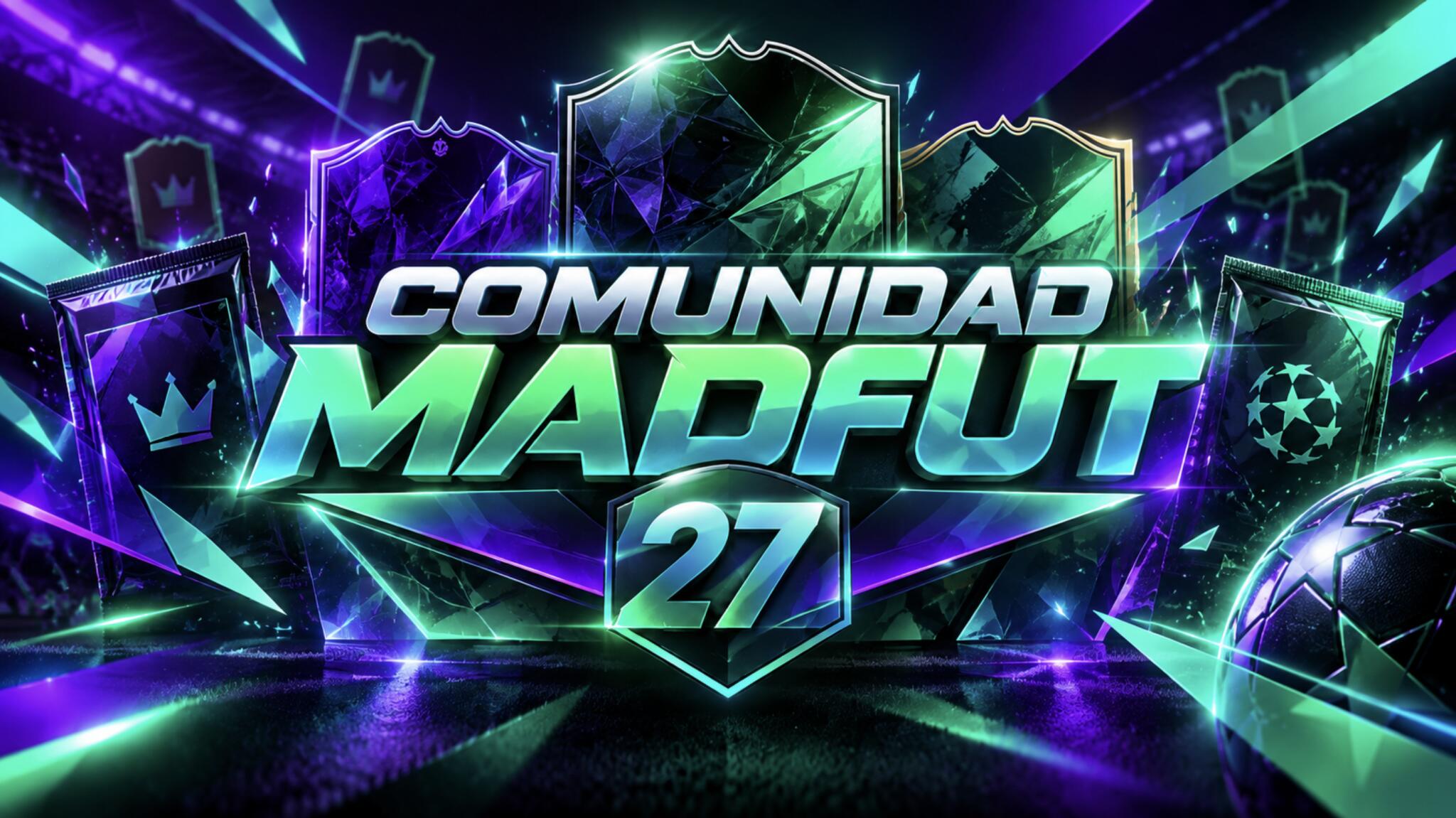 Discovery splash banner for COMUNIDAD MADFUT 27 Discord server
