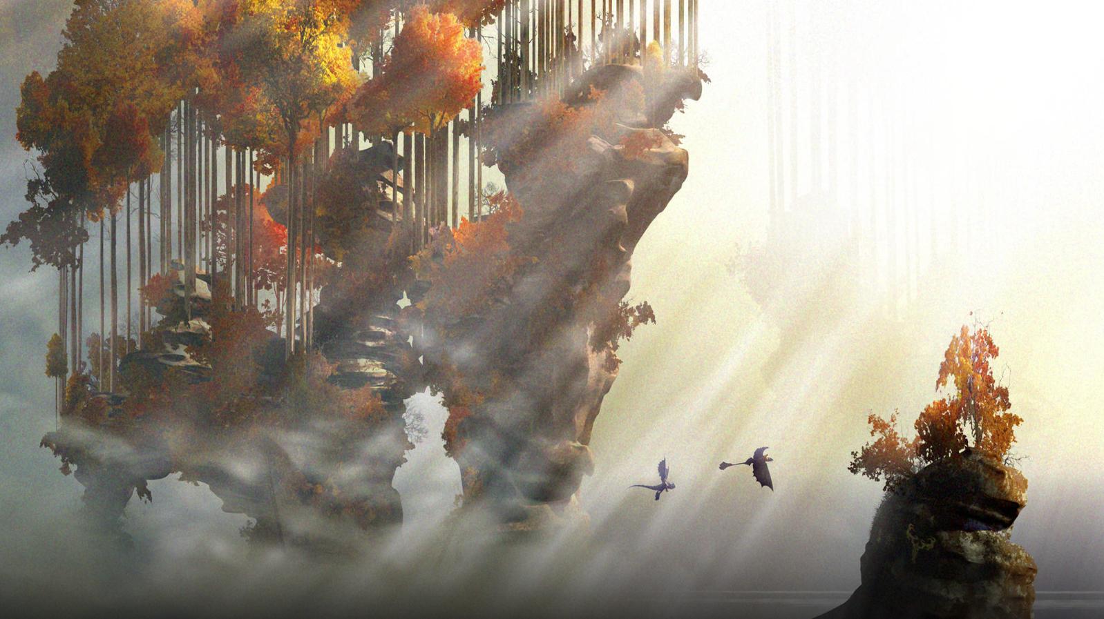 Discovery splash banner for Dragons of Berk Discord server