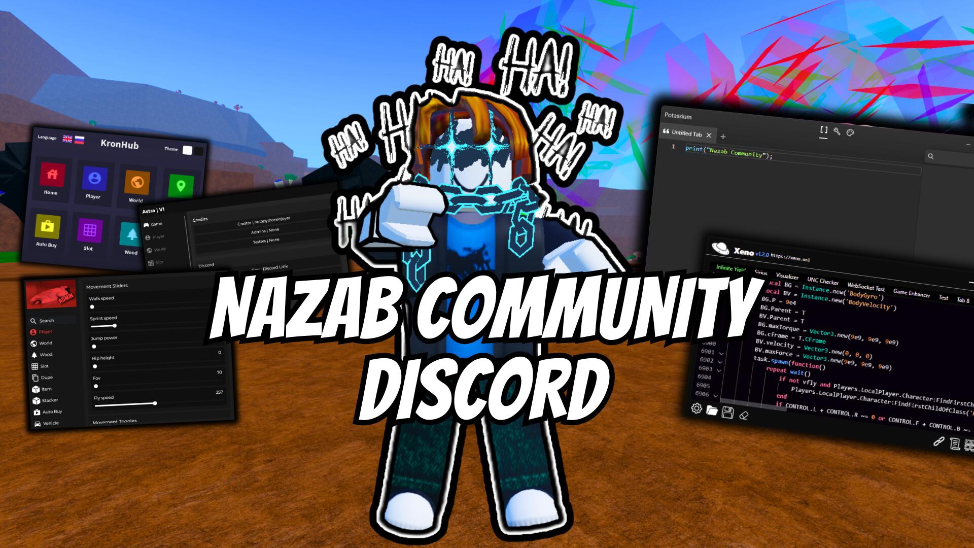 Discovery splash banner for Nazab Community Discord server