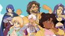 Discovery splash banner for Unofficial Fields of Mistria Discord server