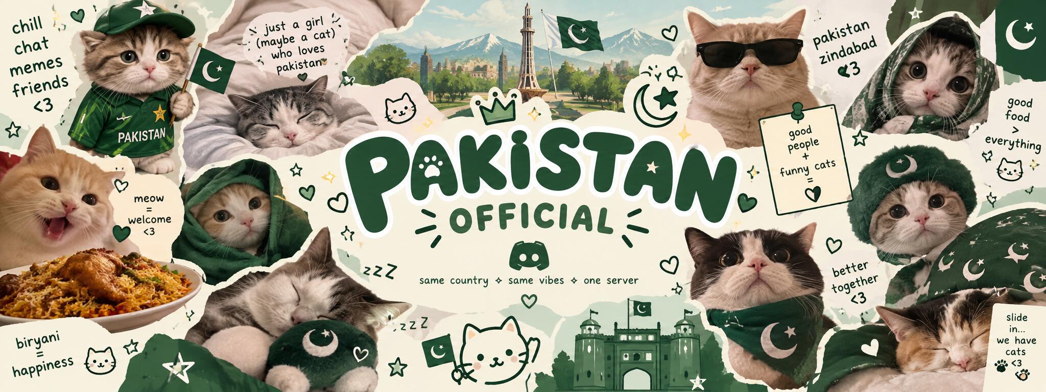 Discovery splash banner for Pakistan Official Discord server