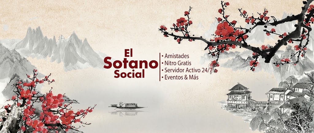Discovery splash banner for El Sótano Social 🌎 | VC activo 24/7・Socializar・Amigos・Latam・Argentina・España・Minecraft・Anime・Roblox Discord server
