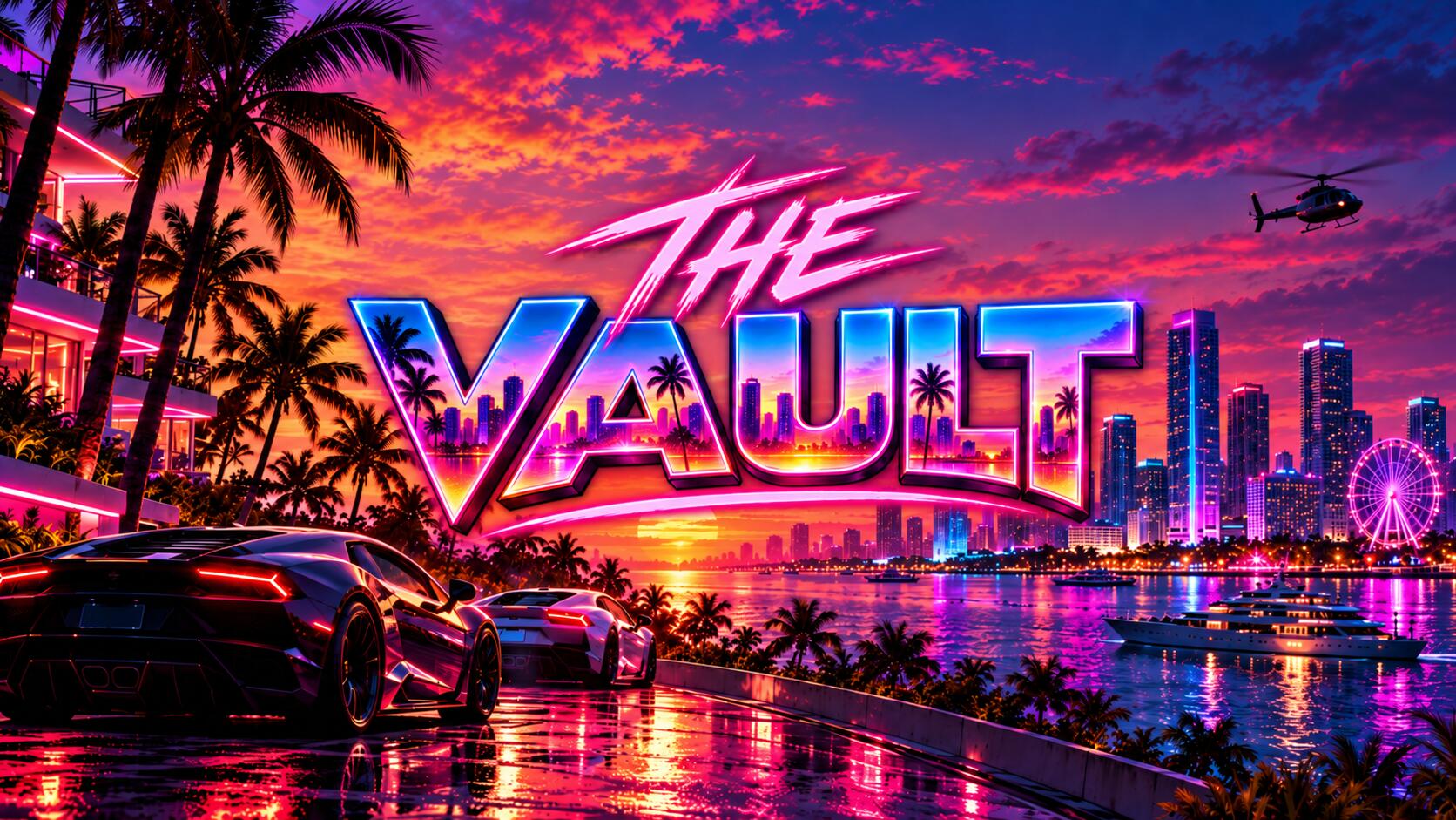 Discovery splash banner for The Vault Discord server