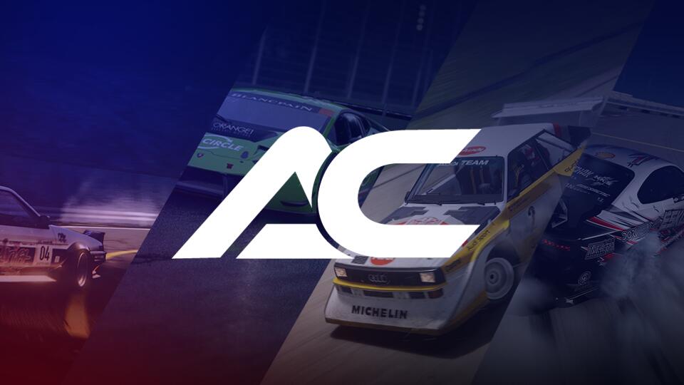 Discovery splash banner for Assetto Corsa France Discord server