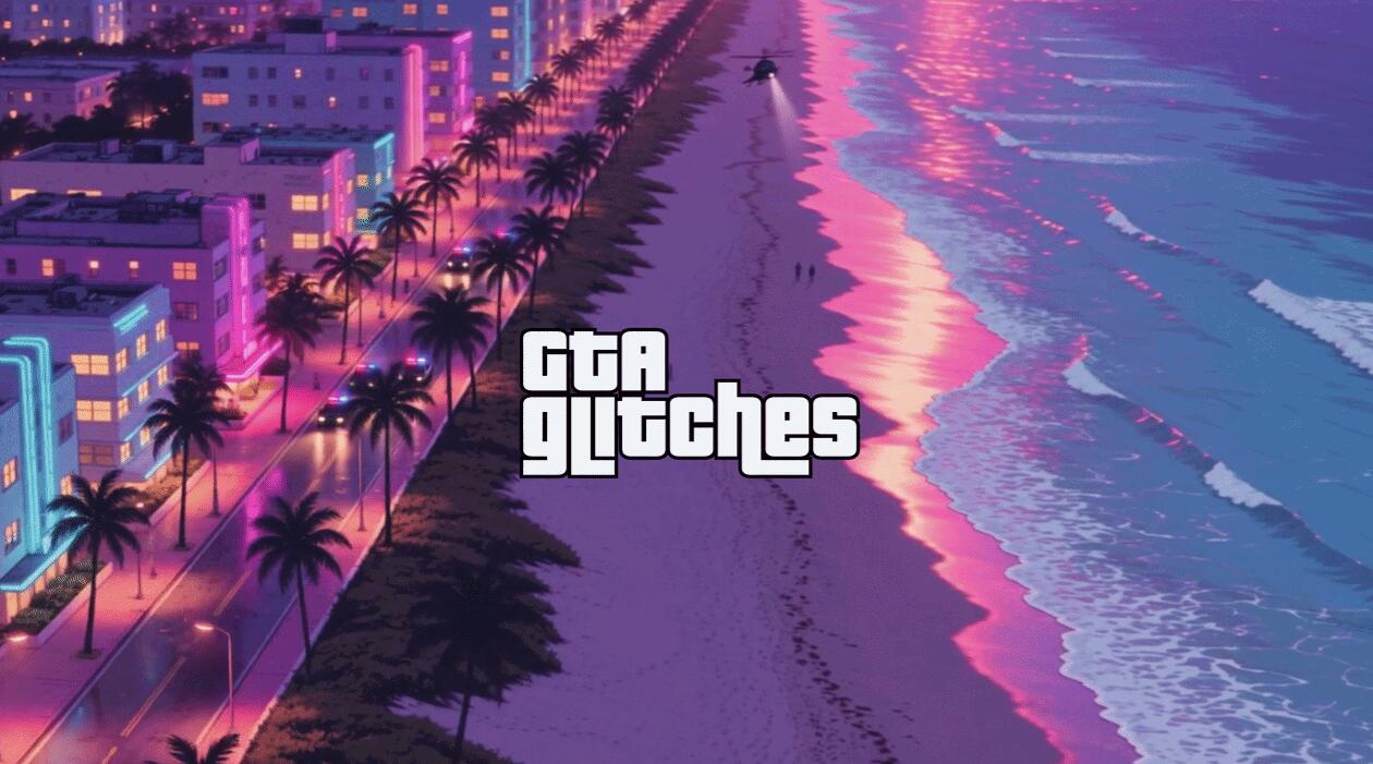 Discovery splash banner for r/gtaglitches Discord server