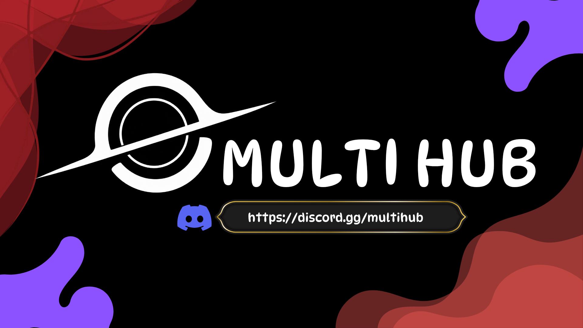 Discovery splash banner for Multi Hub Official Discord server