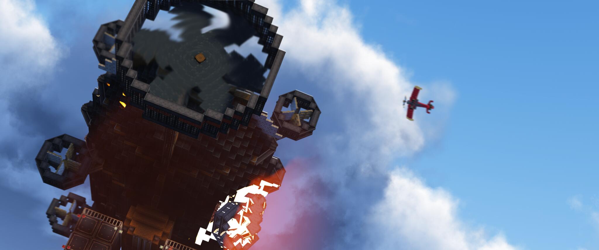 Discovery splash banner for Deserted Skies | World's Best Ever Server Totally Discord server