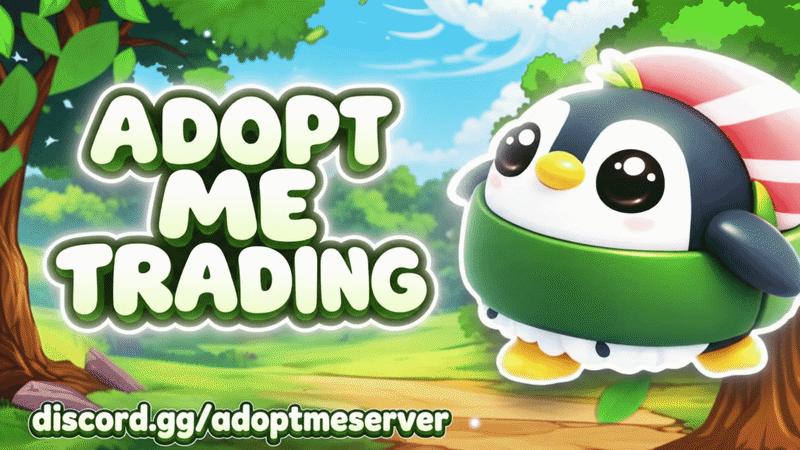 Discovery splash banner for Adopt Me Server | Trading, Values, Giveaways Roblox Community Discord server