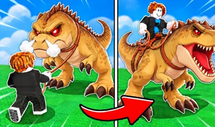 Discovery splash banner for Ride a Dino Official Discord server