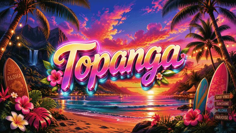 Discovery splash banner for Topanga π Discord server