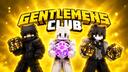 Discovery splash banner for DonutSMP Gentlemen's Club. Discord server