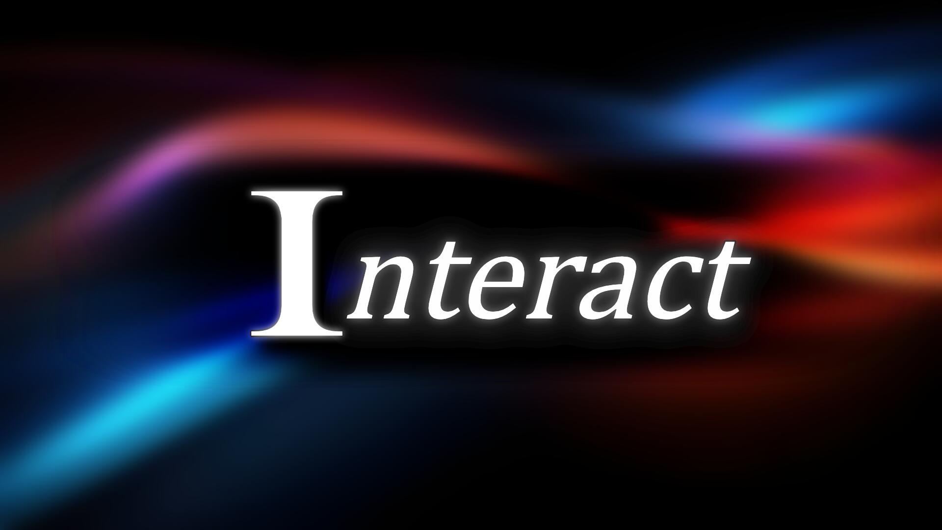 Discovery splash banner for Interact | Active Chats • VC • Hangout • Chill • Friends • Giveaways • Events • SFW Discord server