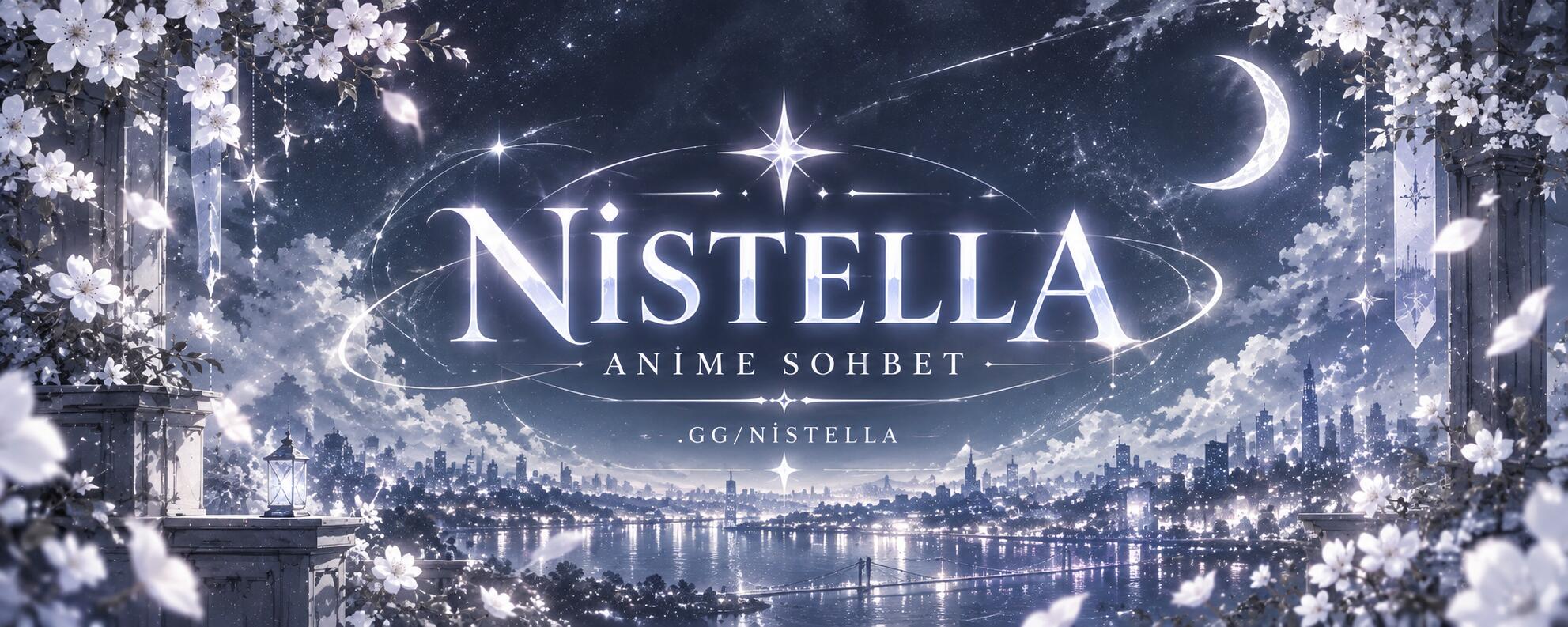 Discovery splash banner for ⋆˚࿔ Nistella • Nexus ✧ #1.1K Discord server