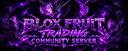 Discovery splash banner for Blox Fruit Trading Community Server Discord server