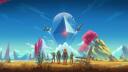 Discovery splash banner for No Man's Sky Modding Discord server