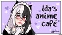 Discovery splash banner for ida's anime cafe ♡ Discord server