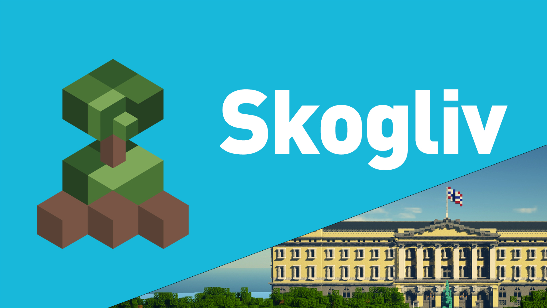 Discovery splash banner for Skogliv - Norsk Minecraft Discord server