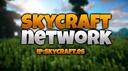 Discovery splash banner for SkyCraft Network Discord server