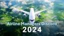 Discovery splash banner for Airline Managers Discord server