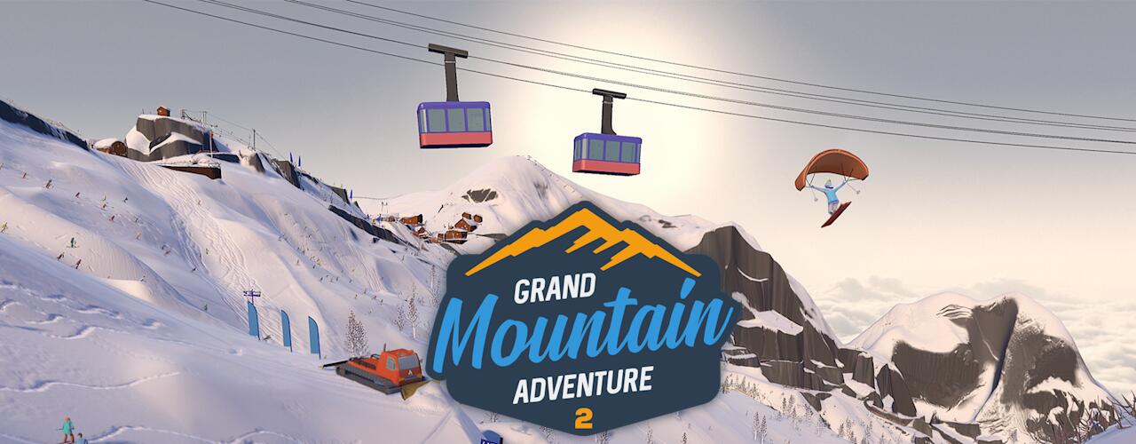 Discovery splash banner for Grand Mountain Adventure Discord server