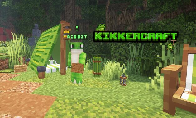 Discovery splash banner for KikkerCraft - NL/BE Discord server