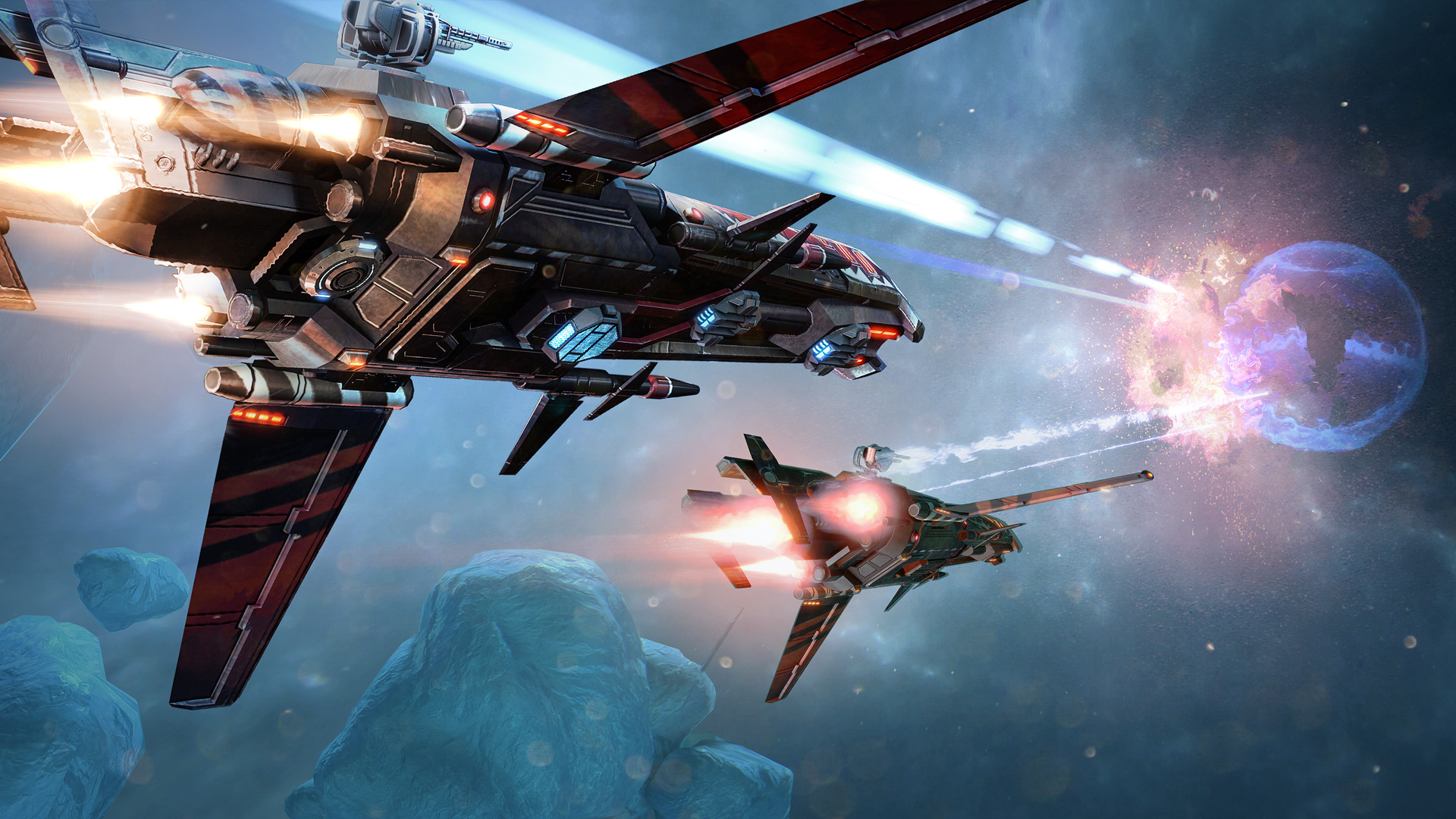 Discovery splash banner for Star Conflict Official Discord Discord server