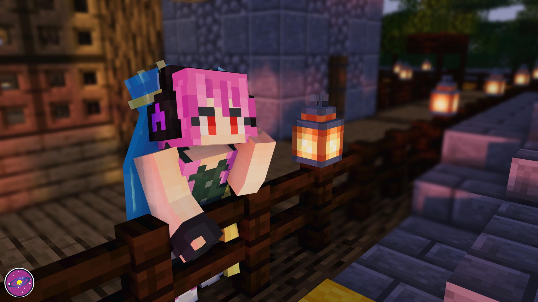 Discovery splash banner for Golden Galaxy MC Discord server