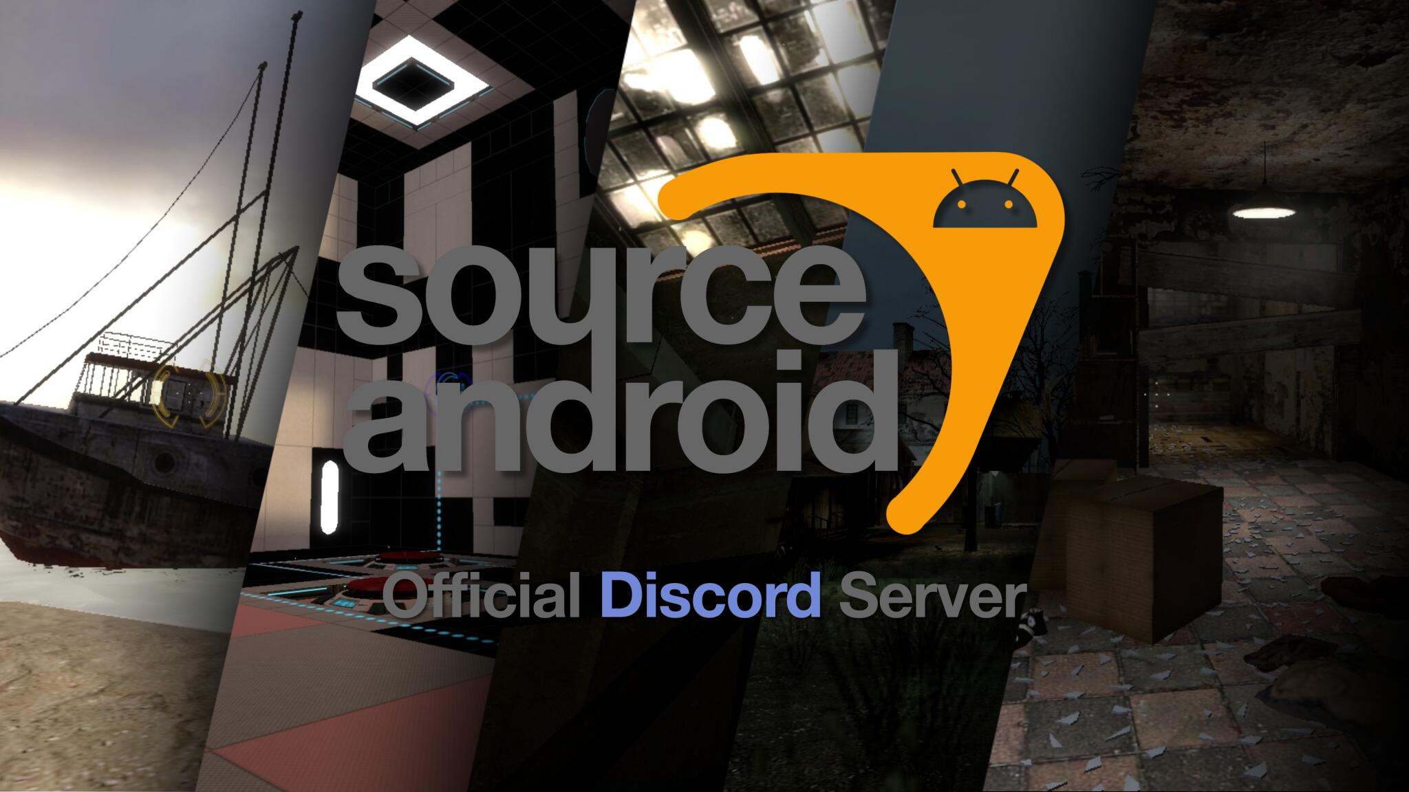 Discovery splash banner for Source Engine 4 Android Discord server