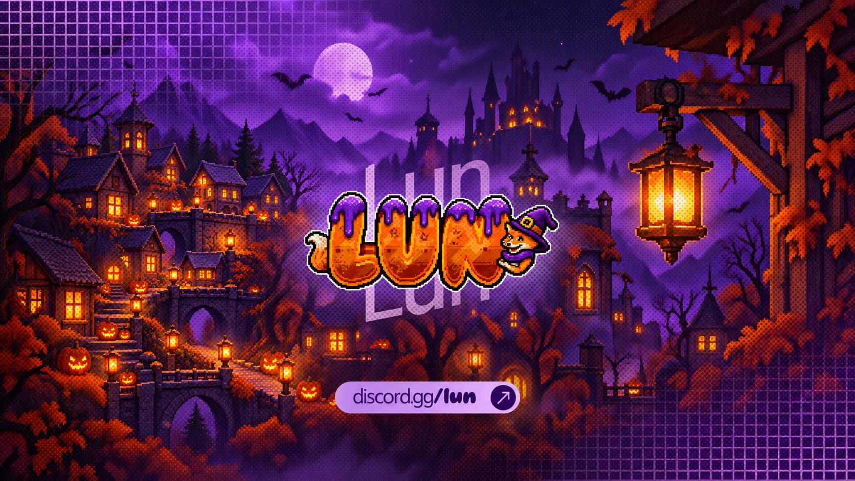 Discovery splash banner for #LUNBACK26 🦊 Discord server