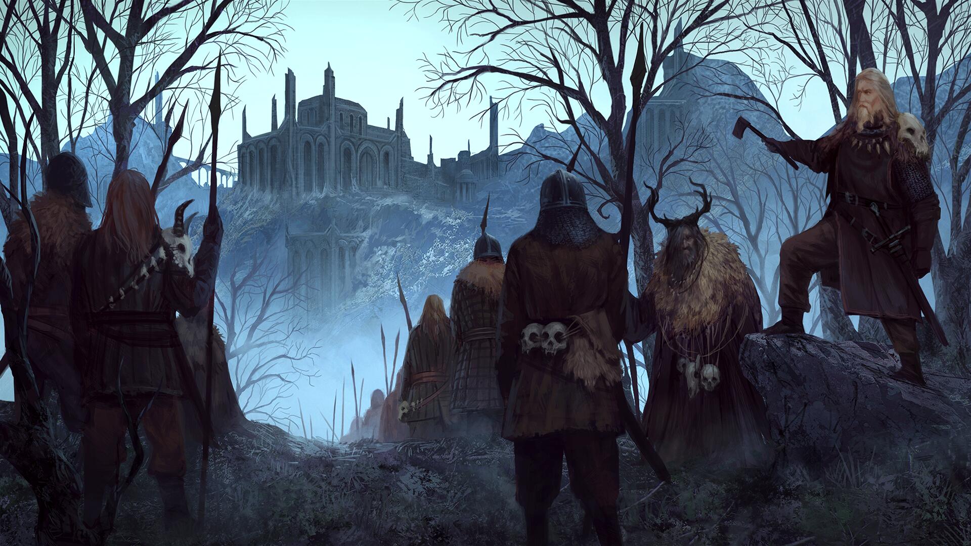 Discovery splash banner for Godherja: The Dying World Discord server