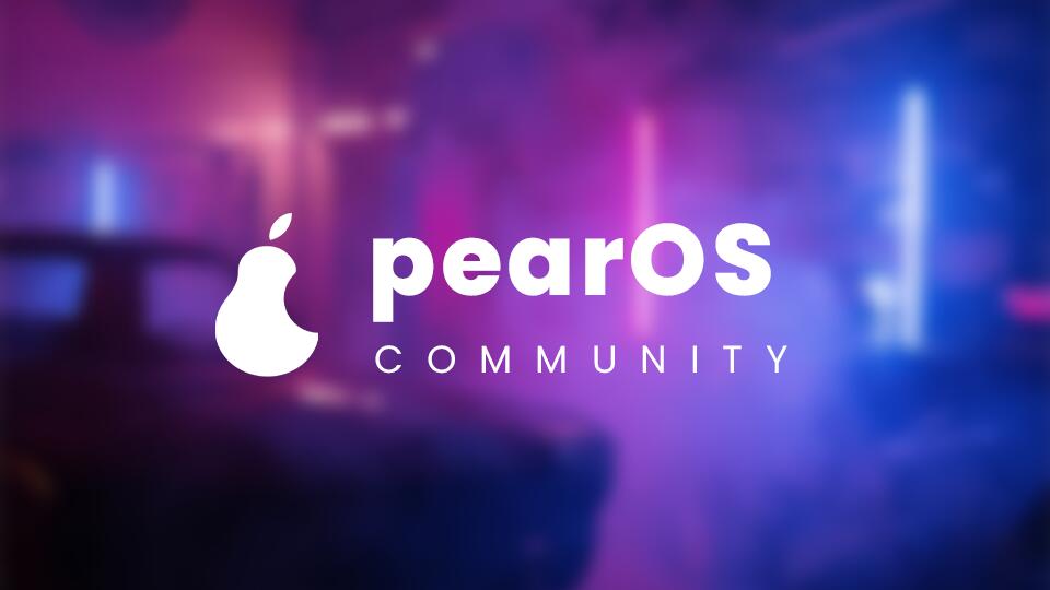 Discovery splash banner for pearOS Community Discord server