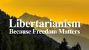 Discovery splash banner for Libertarianism Discord server