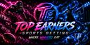 Discovery splash banner for Top Earners | PickMaker DFS Discord server