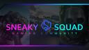 Discovery splash banner for Sneaky Squad Discord server