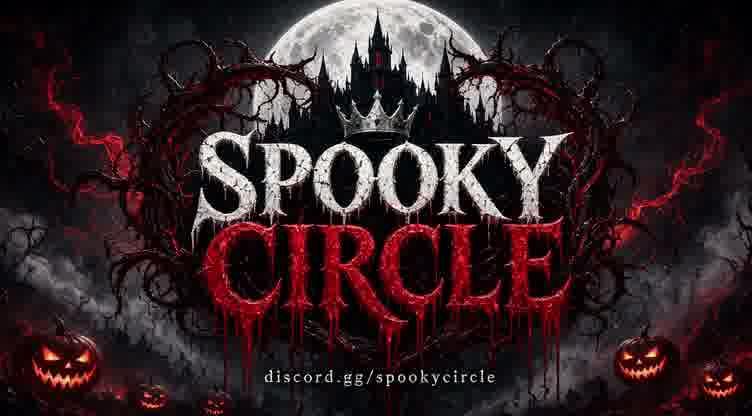 Discovery splash banner for SPOOKY CIRCLE Discord server