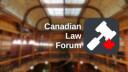 Discovery splash banner for Canadian Law Forum Discord server