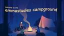 Discovery splash banner for Emma Studies Campground Discord server