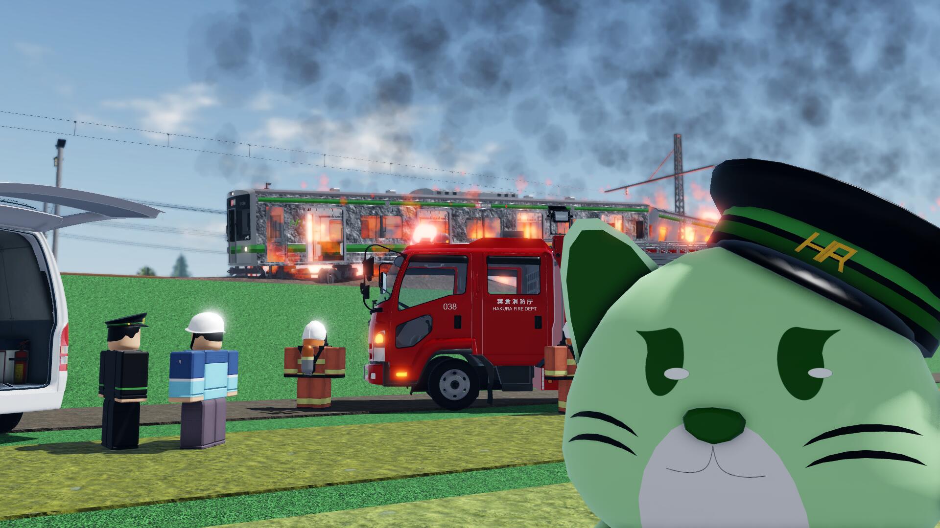 Discovery splash banner for Hakura Railway | 葉倉鉄道 Discord server