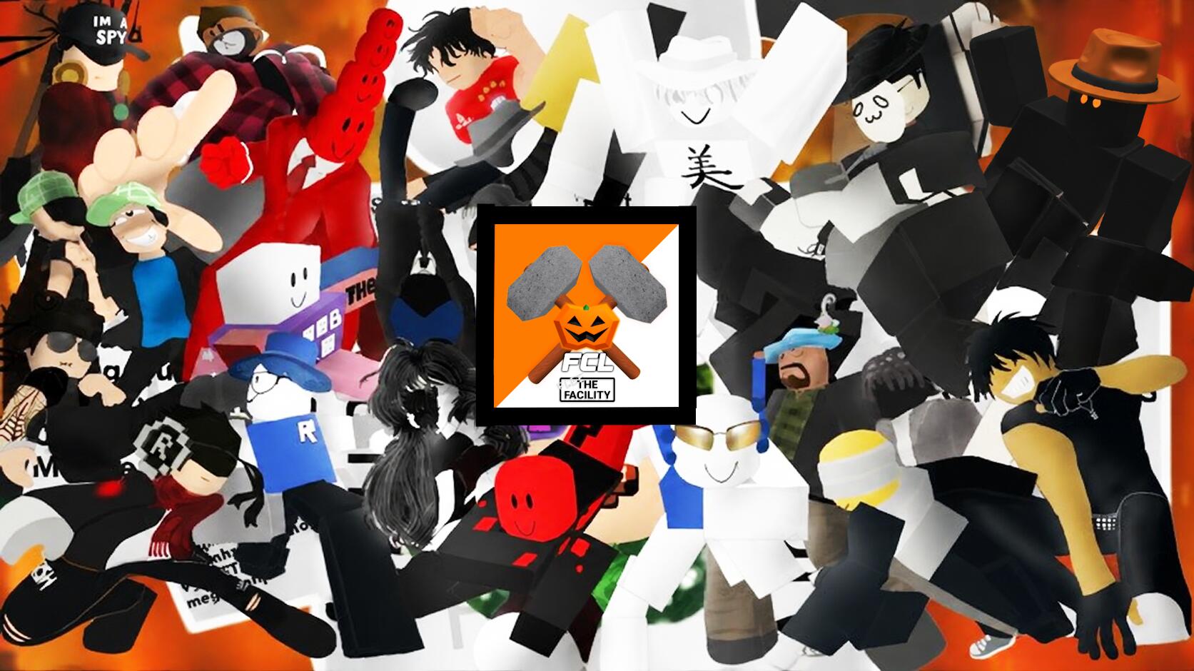 Discovery splash banner for Flee the Facility Competitive League 🎃 Discord server