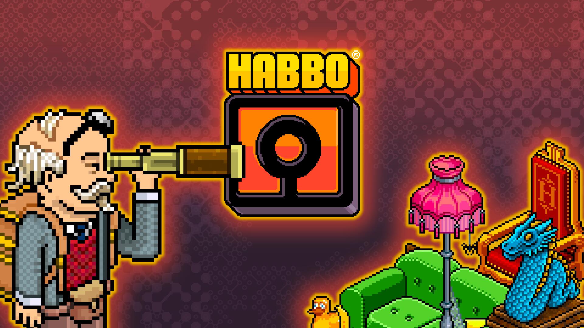 Discovery splash banner for Habbo Collectibles Discord server