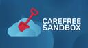 Discovery splash banner for Carefree Sandbox Discord server