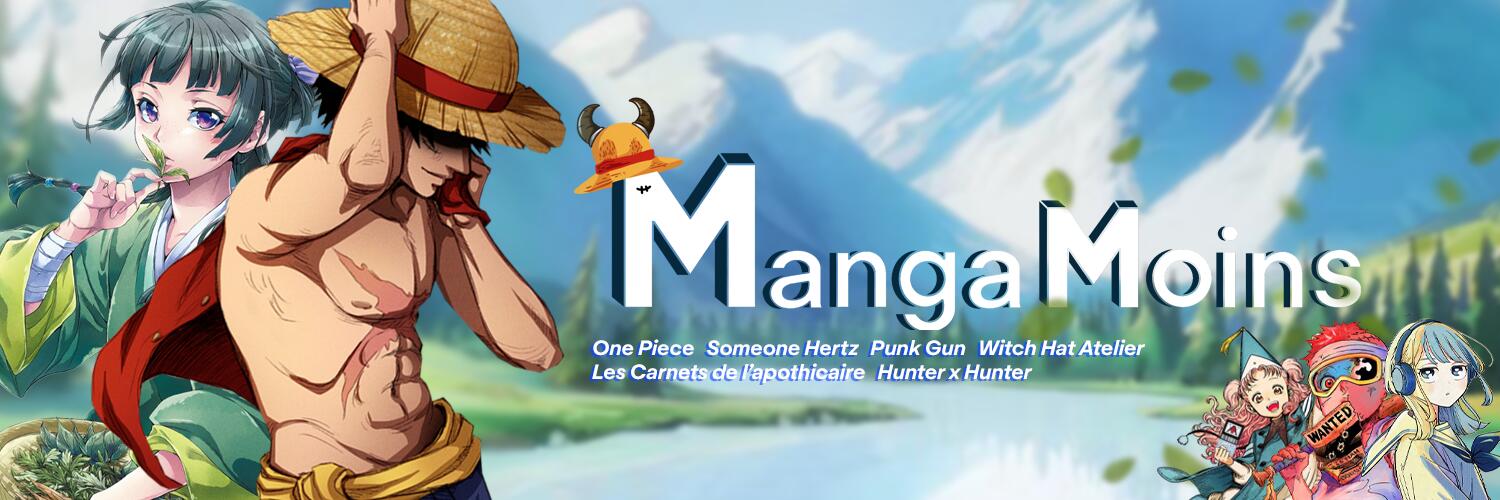 Discovery splash banner for Manga Moins FR 🎀 Discord server