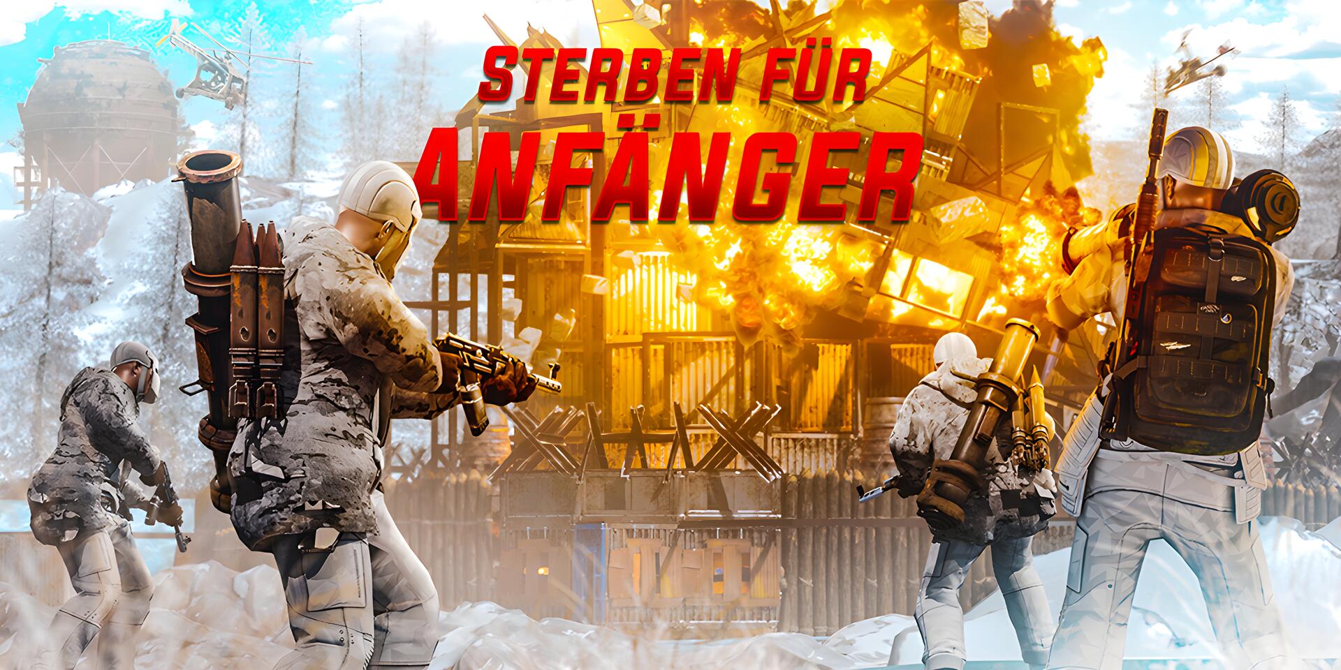 Discovery splash banner for Rust | Sterben für Anfänger Discord server