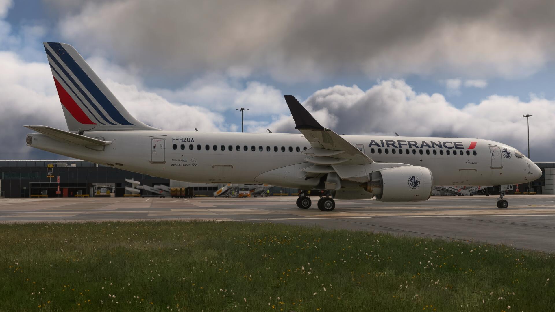 Discovery splash banner for Microsoft Flight Simulator France Discord server