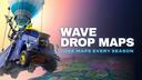 Discovery splash banner for Wave Drop Maps | Free Discord server