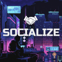 Discovery icon for Socialize | Active VC Server • Hangout • Voice Chat • Call • Social • Chill • Anime • Memes • Emojis Discord server