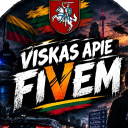 Discovery icon for Viskas apie FiveM Discord server